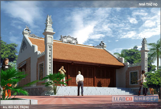 Nhà thờ họ gia đình anh Viễn